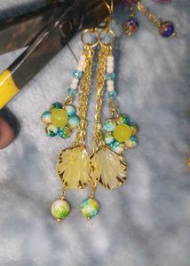 Bohemian Beaded Dangle Earrings