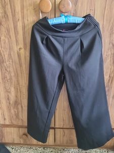 Chic Black Culottes Pants