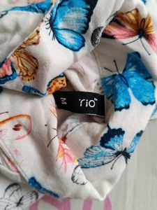 Butterfly Print Top + 1 🦋