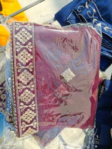 Stunning Purple heavily Embroidered Lehenga