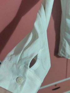 Classic White Button-Down Shirt