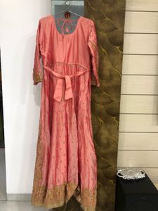 Elegant Pink Embroidered Lehenga Choli