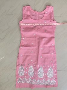 Blush Pink Sleeveless Mini Dress