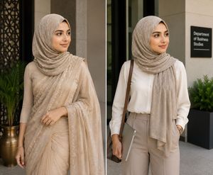 Sparkling silver Stole
