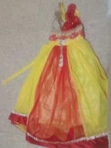 Vibrant Ethnic Gown for Special Occasions