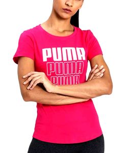 Puma Pink Graphic T-Shirt for women