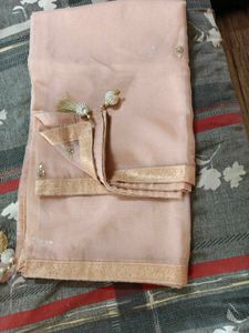 Elegant Peach Kurta Set with Dupatta