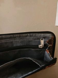Boho Paisley Print Zipper Wallet