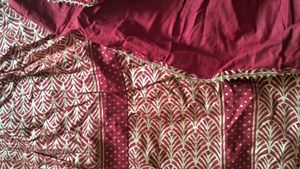 Red Ethnic Skirt