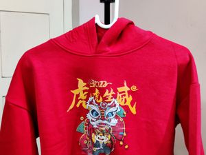 💥BUY1GET1💥 IMPORTED hooded sweatshirt  a Lion Dance