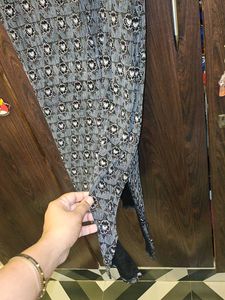 Vintage fish cut lehenga Heart Print Mock Neck Top