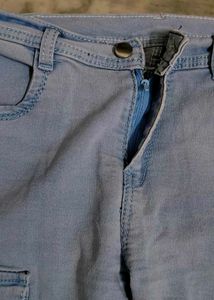 Light Blue Cargo Pants