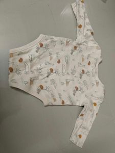 Adorable Baby Safari Print Long Sleeve Bodysuit