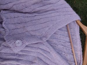 Cute Lavender Cropped Sweater