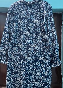Blue Floral cordset