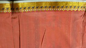 banarasi cotton silk sari with blouse