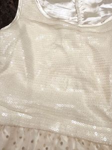 Girls' Cream &amp; Pink Party Dress