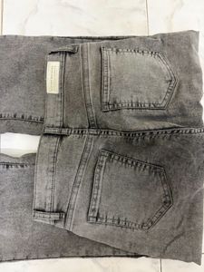 Grey Wash Flare Jeans