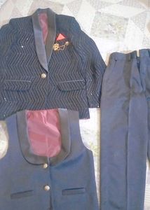Sparkling boy Ethnic 3 in 1 Suit