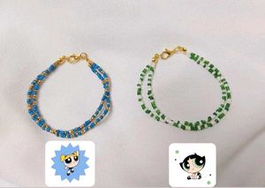Set Powerpuff Girls Theme Bracelet 💚🩵