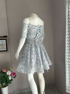 FIXED RATE  Lace Off-Shoulder Party Dress