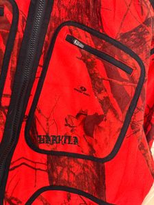 Red Camo Fleece Lined Jacket
