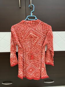 Beautiful Gathered Top With Adjustable Dori At The