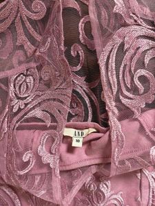 Elegant Lace Overlay Dress from the brand AND.