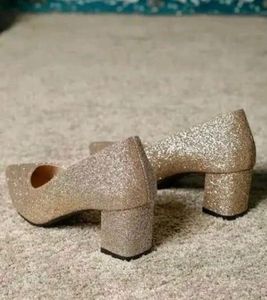 Sparkling Gold Heels