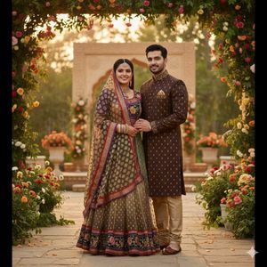 Banarasi Lehenga Perfect For MEHENDI