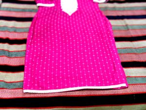 Pink Embellished Kurta