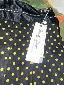 Chic Polka Dot &amp; Stripe Skirt
