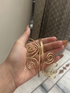 Chic Arm Cuff and Glittery Earrings