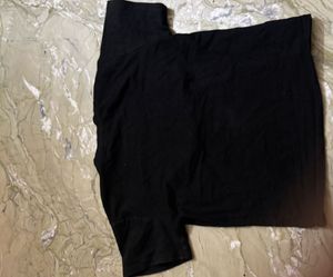 Black Basic crop Top