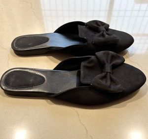 Black Bow Flats/ Mules