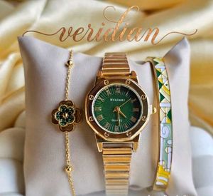 Bvlgari Gold Watch & Bracelets set