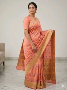 Beautiful Pink Saree