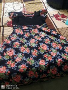 Floral Print Fit &amp; Flare Dress