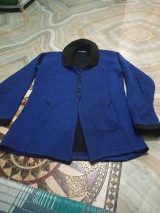 Black And Blue Woolen Sweater