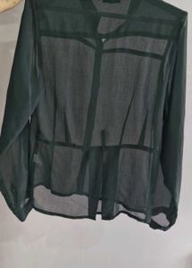 Sheer Green Blouse