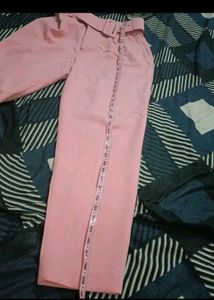 (combo offer 🎉) pink trouser+ top
