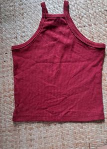 Ribbed Crop Tank Top