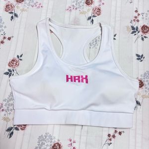 HRX White Sports Bra