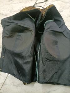 Readymade Black With Golden Blouse