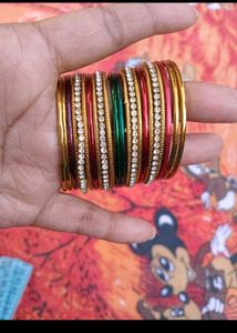 Set of Sparkling Multicolored Bangles