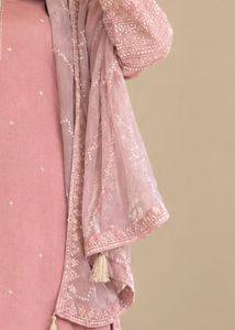 Elegant Pink Kurta Set with Dupatta
