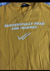 Yellow Graphic Sweatshirt