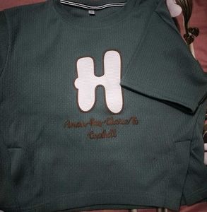 Green "H" Graphic T-Shirt