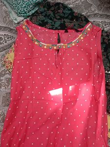 any 1 Colorful Ethnic Kurta Set