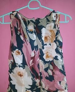 Beautiful Floral Sleeveless Top